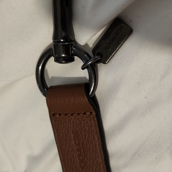 NEW mens gift set dark saddle Wallet with removable ID wallet keychain gift box - Picture 8 of 11